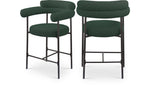 Blake - Counter Stool With Black Base (Set of 2)