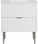 Modernist - Bathroom Vanity With Chrome Legs