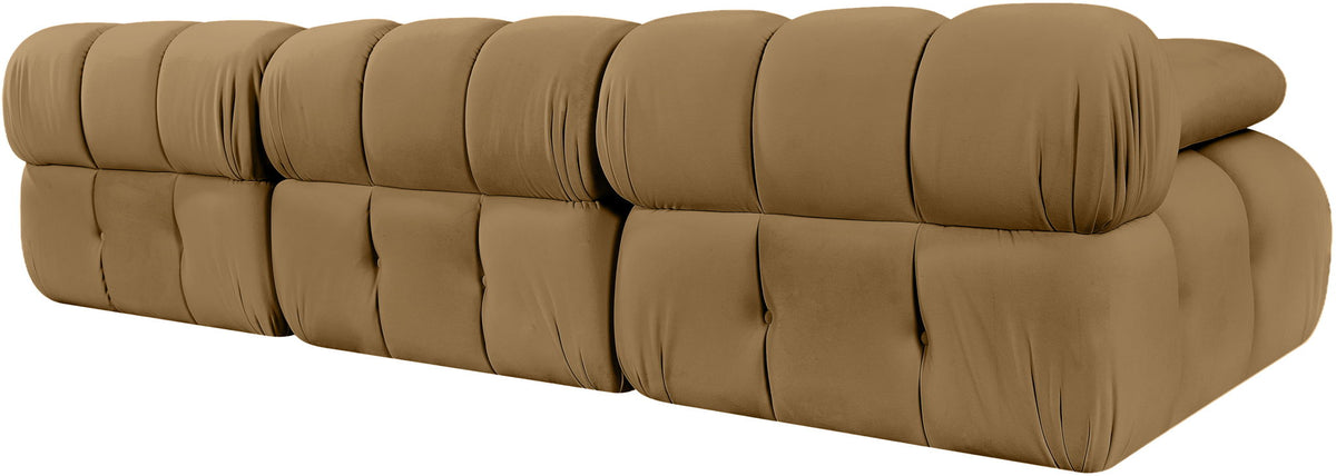 Orin - Velvet 3 Piece Modular Sofa