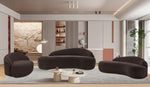 Caspian - Chenille Fabric Upholstered Loveseat