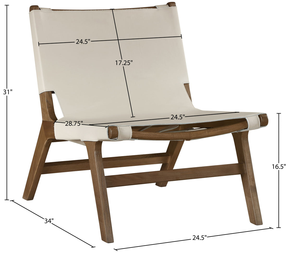 Rawlins - Accent Chair - Walnut Frame