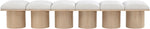 Pavilion - 6 Piece Modular Bench With Natural Base