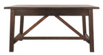 Baldridge - Home Office Large Leg Desk - Rustic Brown