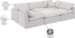 Indulge - Velvet 6 Piece Modular Sectional
