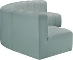 Arc - Faux Leather 5 Piece U-Shaped Modular Sofa