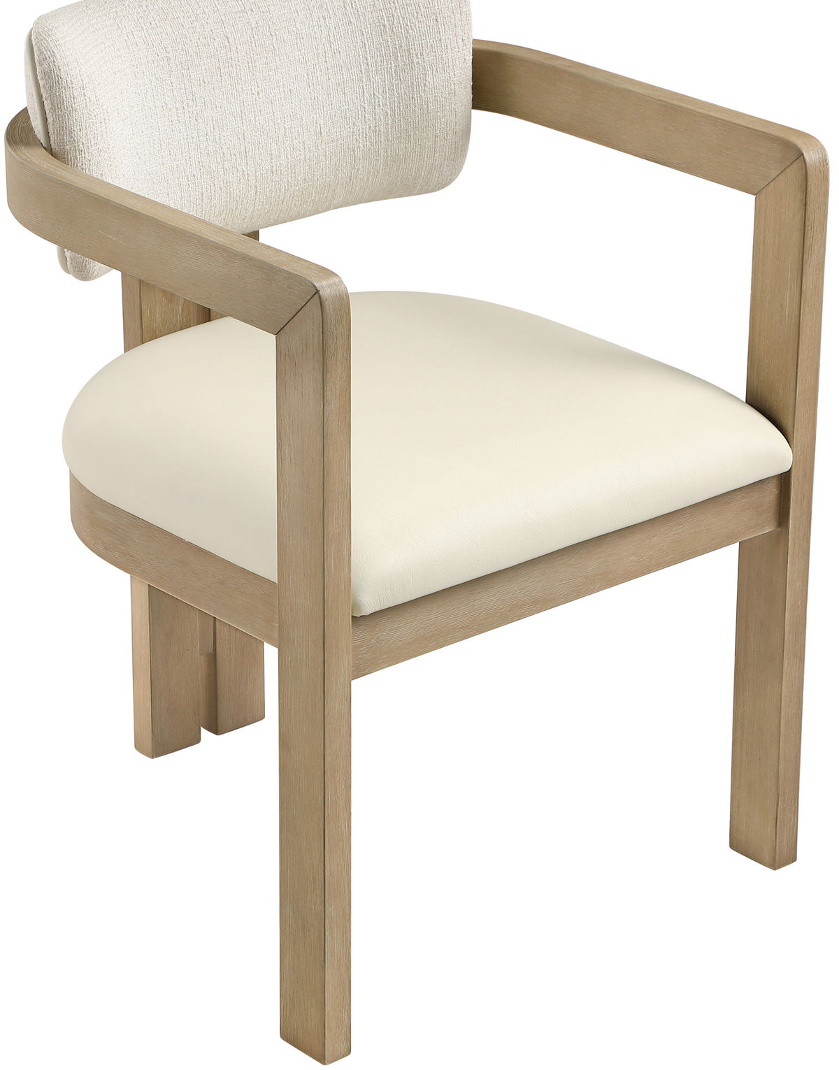 Ravina - Upholstered Dining Chair With Stained Natural Base (Set of 2)