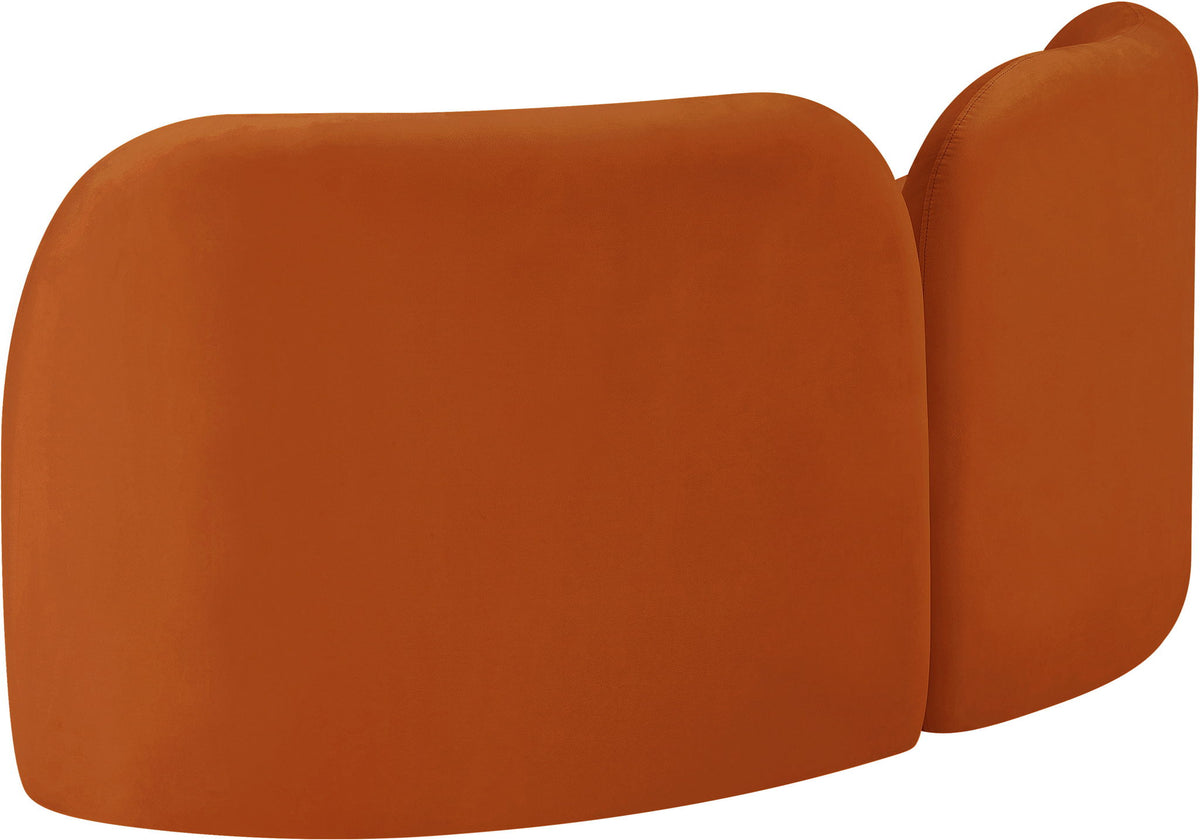 Daphne - Velvet Loveseat