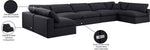 Comfy - 7 Piece Linen Modular Armless Sectional
