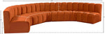 Arc - Velvet 7 Piece U-Shaped Modular Sofa