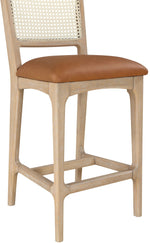 Atrium - Counter Stool With Brushed Natural Base (Set of 2)