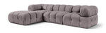 Orin - Velvet 4 Piece Modular Sectional With Chaise