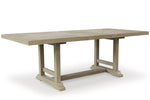 Vallardia 6 Pc. Rectangular Dining Set – Traditional Light Grayish Brown | Ashley
