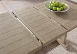 Vallardia Rectangular Extending Dining Table Light Grayish Brown | Ashley