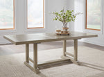 Vallardia Rectangular Extending Dining Table Light Grayish Brown | Ashley