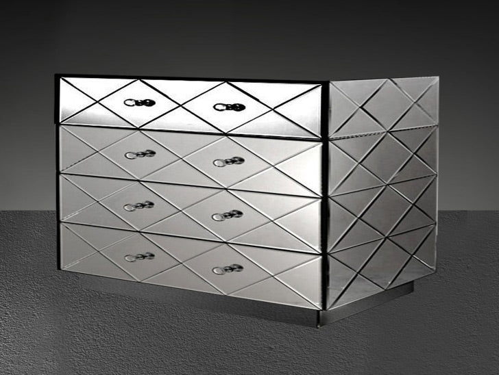 Segovia Modern Mirrored Bedroom Furniture Dresser by VIG Furniture - View 1