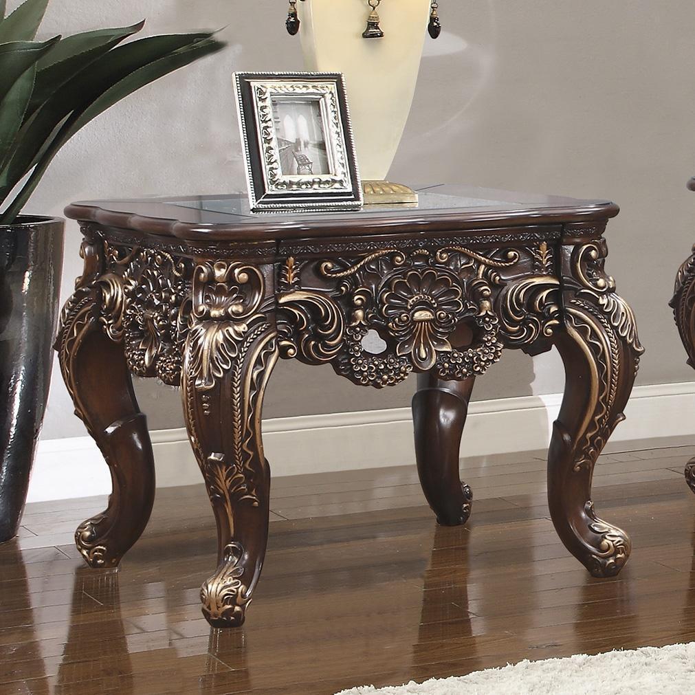 HD-92 Traditional Living Room Set by Homey Design | Sofa & Loveseat