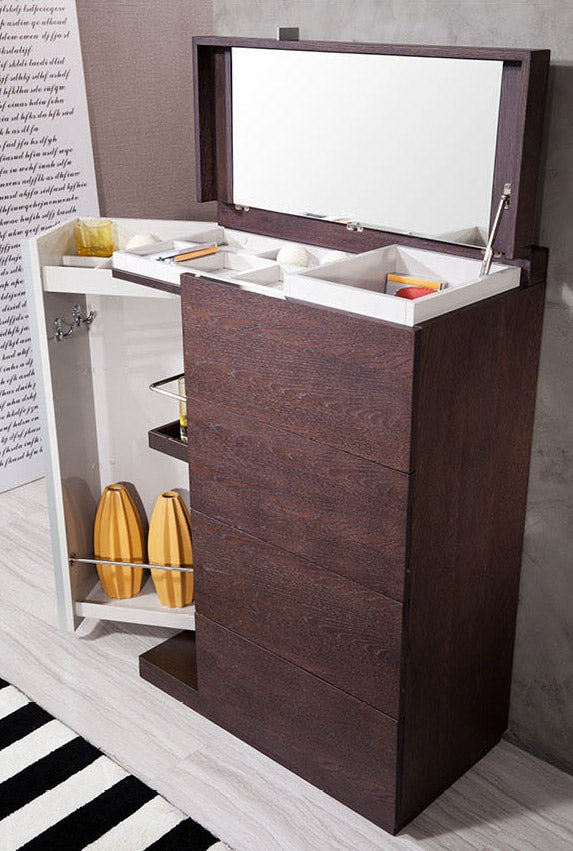 Gamma Torino - Modern 2-Tone Oak 4-Drawer Multi-Chest by VIG Furniture - View 2