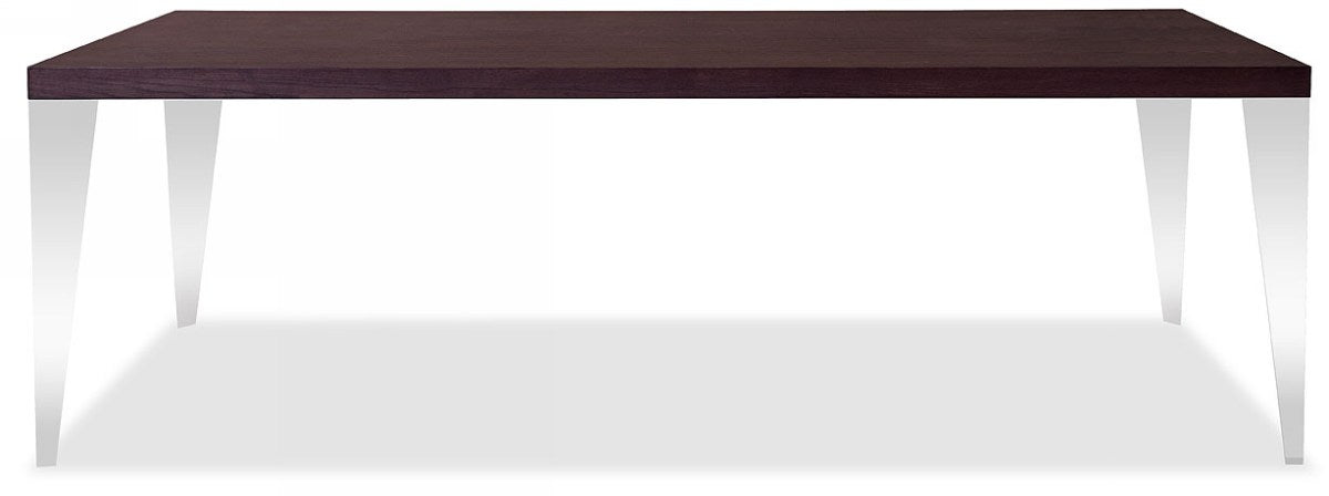 Daytona Modern Brown Oak Rectangle Dining Table by VIG Furniture - View 3