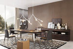 Daytona Modern Brown Oak Rectangle Dining Table by VIG Furniture - View 2