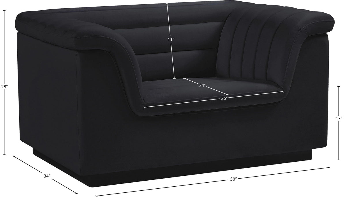 Cascade - Velvet Chair