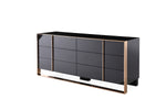 Cartier Modern Black & Rosegold Bedroom Set by VIG Furniture - View 8