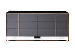 Cartier Modern Black & Rosegold Bedroom Set by VIG Furniture - View 2