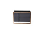 Cartier Modern Black & Rosegold Bedroom Set by VIG Furniture - View 7