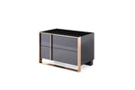 Cartier Modern Black & Rosegold Bedroom Set by VIG Furniture - View 9