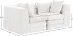 Stellar - 2 Piece 76" Upholstered Modular Loveseat