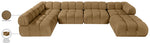 Orin - 6 Piece Modular Sectional (3 Modular Chairs, 2 Corner Chairs & Ottoman)