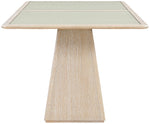 Atrium - Glass Top And Wood Base Dining Table