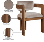 Sacha - Velvet Dining Chair With Brown Base (Set of 2)