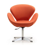 Manhattan Raspberry - Swivel Lounge Chair