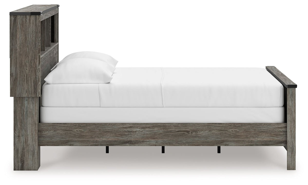Frandern - Bookcase Panel Bedroom Set