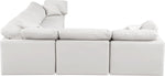 Indulge - Faux Leather 6 Piece Modular Corner Sectional