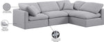 Indulge - Linen 4 Piece Modular Sectional