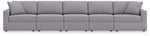 Modmax - Straight Sectional - Granite