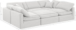 Indulge - Linen 6 Piece Modular Sectional - White