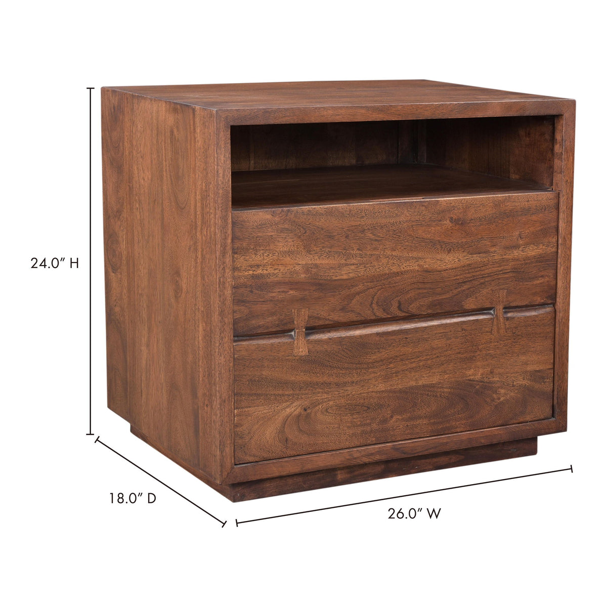 Madagascar - Nightstand - Light Brown