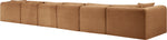 Shaggy - Fabric 6 Piece Modular Sectional With Chaise