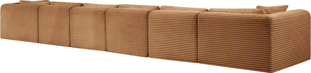 Shaggy - Fabric 6 Piece Modular Sectional With Chaise