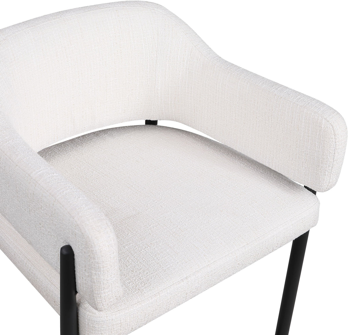 Dame - Fabric Upholstered Counter Stool (Set of 2)