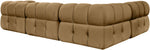 Orin - Fabric Velvet 4 Piece Modular Sectional