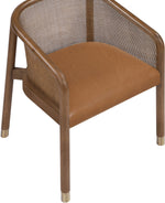 Sylvan - Vegan Leather Dining Chair (Set of 2) - Brown Frame