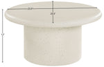 Emara - Concrete And Fiberglass Indoor / Outdoor Coffee Table