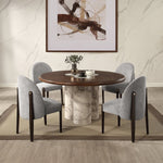 Harvey - Round Dining Table - Brown