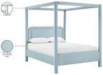 Salina - Linen Textured Fabric Upholstered Bed