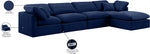 Indulge - Velvet 5 Piece Modular Sectional With Chaise
