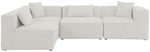 Cube - Linen 4 Piece Modular Corner Sectional
