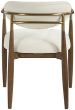 Riccio - Fabric Dining Arm Chair (Set of 2) - Walnut Frame